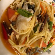 เมนูของร้าน ชบาเมี่ยงปลาเผา หน้าศาลชลบุรี จิ้มจุ่ม,หมูกระทะ ตามสั่ง ส้มตำ ยำ