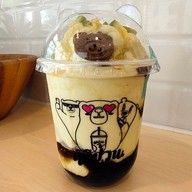 เมนูของร้าน หมีป่วน นมปั่น เมืองเอก