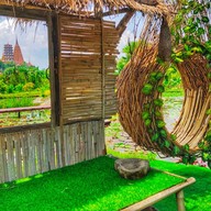 บรรยากาศ Cafe ริมบัว กาญจนบุรี