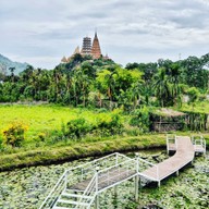 บรรยากาศ Cafe ริมบัว กาญจนบุรี