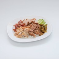 เมนูของร้าน เจ๊เล็กข้าวมันไก่  หน้าวัดเพชร