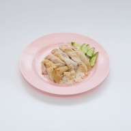 เมนูของร้าน เจ๊เล็กข้าวมันไก่  หน้าวัดเพชร