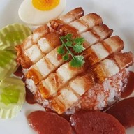 ฎ คุณสั่งเราส่ง อาหารตามสั่ง /ข้าวขาหมู /ข้าวหมูแดง หมูกรอบ _