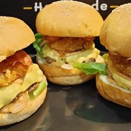 June's Burger  Homemade