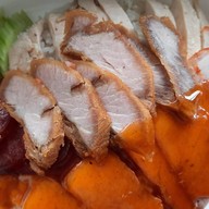 ข้าวมันไก่เจ้เหนียว สามแยกคิวรถสองแถวตลาดยาว  คลัง