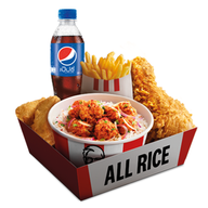 เมนูของร้าน KFC  โลตัส ฝาง