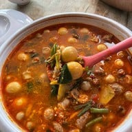 เมนูของร้าน แม่บุญเรือง อาหารตามสั่ง อาหารป่าทุกชนิด ติดถนนมิตรภาพ