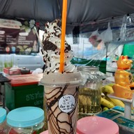 เมนูของร้าน น้ำปั่น ร้านจ้องจะปั่น (ผลไม้สดตามฤดูกาล) ขนมปังปิ้ง สามแยกเขื่อนปราณบุรี