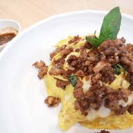 ไข่หมึก ปราศจากชูรส ธนาคารไทยพาณิชย์สำนักงานใหญ่ตึกเวสท์ชั้นG (อยู่ในร้านปันกัน)