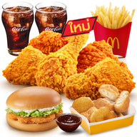 เมนูของร้าน McDonald's ไมอามี่ บางปู (ไดร์ฟทรู)