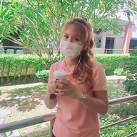 หน้าร้าน กาแฟแม่อูคอ สถาบันบําราศนราดูร