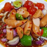 เมนูของร้าน ส้มตำ ครัวช้อนเงินช้อนทอง คลองหนึ่ง