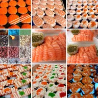 ซูชิและเต้าหู้นมสดหน้าองค์การณ์