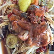 เมนูของร้าน ร้านส้มตำครกหิน