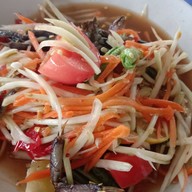 เมนูของร้าน ร้านส้มตำครกหิน