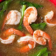 เมนูของร้าน คนบางกง ราดหน้ายอดผัก อาหารตามสั่ง