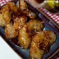 เมนูของร้าน หรอยนิผลไม้คลุก น้ำปลาหวานรสแซ่บ .