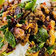 ไก่ย่าง+หมูย่าง+ใส้กรอกอีสาน บางคล้า