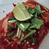เมนูของร้าน ร้านทีเด็ด ยำมะม่วงมหาชัย
