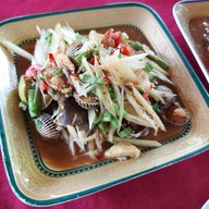 เมนูของร้าน ส้มตำปูเสื่อ