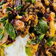 ไก่ย่าง+หมูย่าง+ใส้กรอกอีสาน บางคล้า
