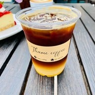 เมนูของร้าน Thames coffee เลียบหาดจอมเทียน