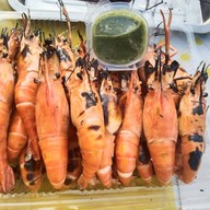 กุ้งเผาอยู่ดีซีฟู้ดคอสะพานบางน้ำจืด หัวโค้งคอสะพานบางน้ำจืด