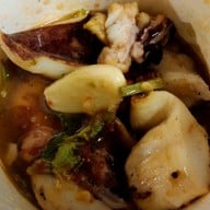 เมนูของร้าน ร้านปลาหมึกย่างน้ำจิ้มแซ่บเว่อร์