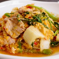 เมนูของร้าน ข้าวต้มปลาตราโด่งอาหารทะเลตามสั่ง