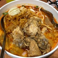 เมนูของร้าน ข้าวซอยคุณดำ ตลาดรามอินทรากม.2