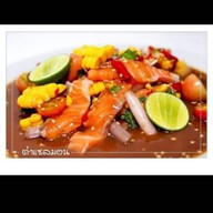 ครัวอีสานแซ่บนัว+น้ำแข็งใส