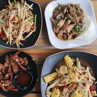 เมนูของร้าน ตำเส้นนัว