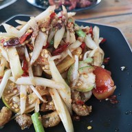เมนูของร้าน ตำเส้นนัว