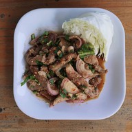 เมนูของร้าน ตำเส้นนัว