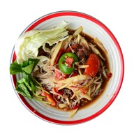 ร้านส้มตำอาเหลี่ยงไม่ปล่อย อร่อยไม่เปลี่ยน หน้ามอเกษมบัณฑิต วิทยาเขตร่มเกล้า