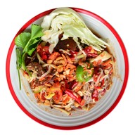 ร้านส้มตำอาเหลี่ยงไม่ปล่อย อร่อยไม่เปลี่ยน หน้ามอเกษมบัณฑิต วิทยาเขตร่มเกล้า