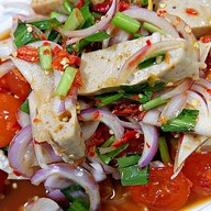 หมึกย่าง ตลาดบัวศรี