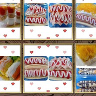 ขนมเบื้องร้านการ์ตูนในตลาดเทศบาล