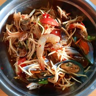 เมนูของร้าน ส้มตำเจ๊เอียง