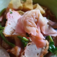 เมนูของร้าน ก๋วยเตี๋ยวเจ้เรียม ติดวัดบางลี่