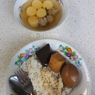 เมนูของร้าน บ้านข้าวแกงป้าโหน่ง ชุมชนวัดใหญ่