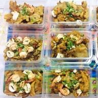 ข้าวหมูทอด+ข้าวปลาแกะพี่แสตมป์&น้องสโนว์