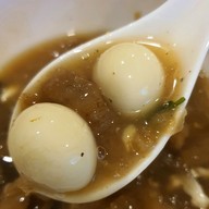 เมนูของร้าน กะเพาะปลาน้ำแดงเป่าฮื้อ เจ้มาลีเจ้าเก่า