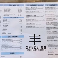 Specs on Specialty Specs on Specialty coffee