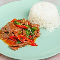 กะเพราลากไส้-สันติธรรม