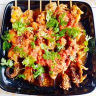 หมึกย่างไง โลตัสแยกเสม็ดอ่างศิลาชลบุรี