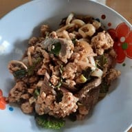 เมนูของร้าน ส้มตำเจ๊เอียง