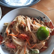 เมนูของร้าน ส้มตำเจ๊เอียง