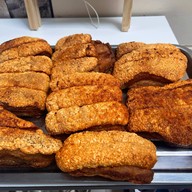 หมูทอดเด้งดึ๋ง (ข้าวห่อใบตอง) จุกๆแน่นๆท้าให้ลอง ตลาดพลูเจ้าแรก