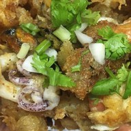 ข้าวหมูทอด+ข้าวปลาแกะพี่แสตมป์&น้องสโนว์